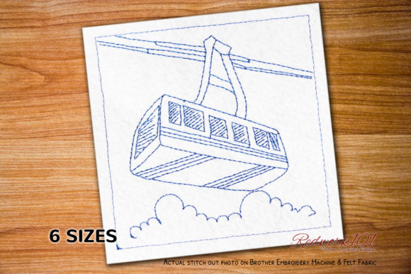 Aerial Tramway Lineart