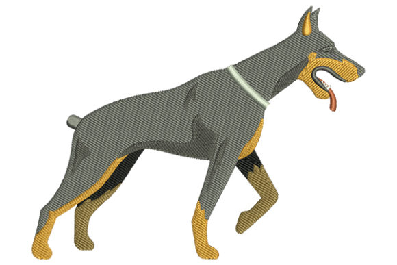 Doberman Dog Embroidery Review for Etsy Sellers