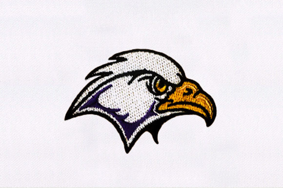 Hawk Face Embroidery Design