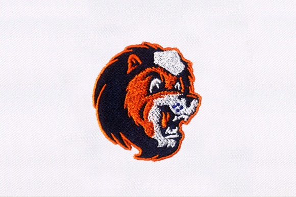 Lion Face Embroidery Design