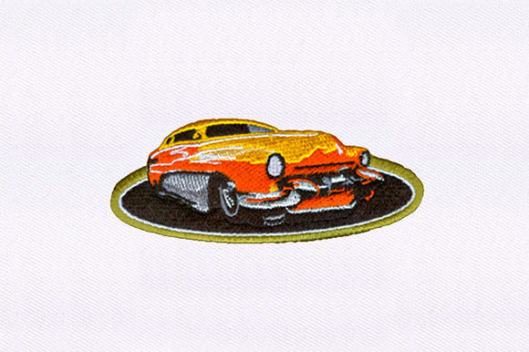 Miniature Car Embroidery Design