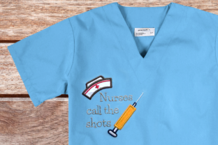 Nurses Call the Shots Applique Review for Boutique Apparel