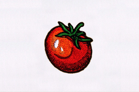 Red Tomato: A Seasonal Embroidery Star