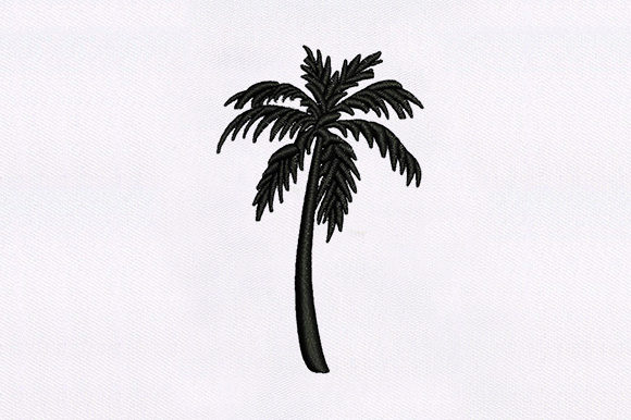 Stunning Palm Tree Embroidery Design