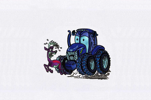 Tractor and Deer: An Embroidery Designer's Review